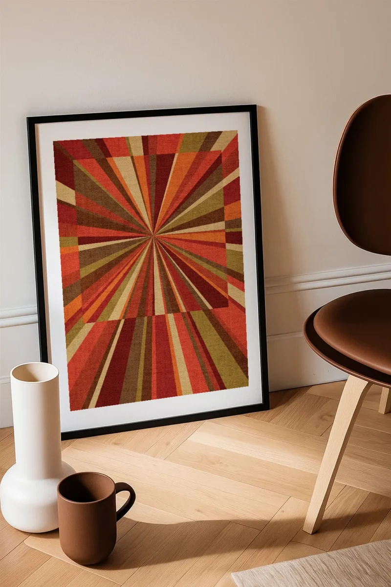 Desert Sunburst Poster
