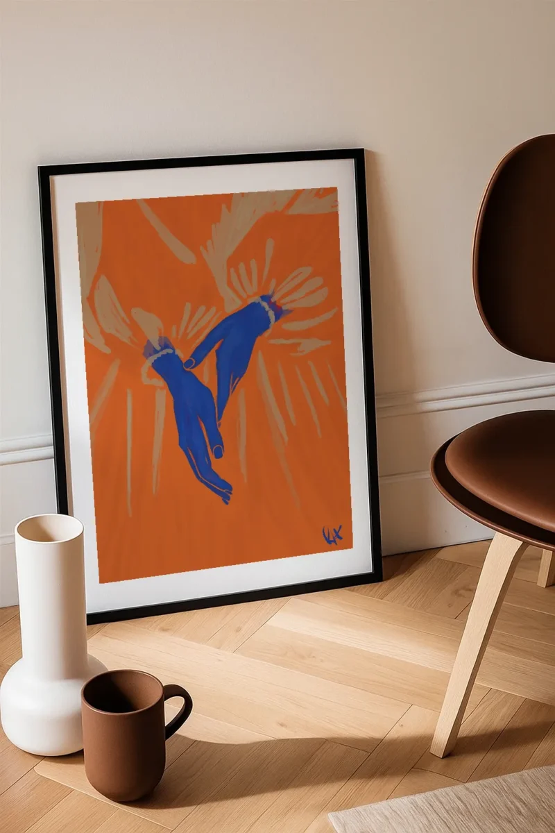 The Blue Touch Poster