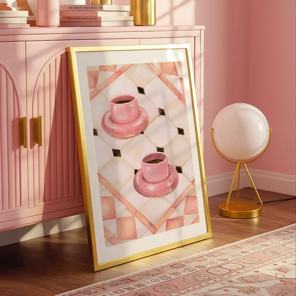 Moroccan Coffee Break Poster