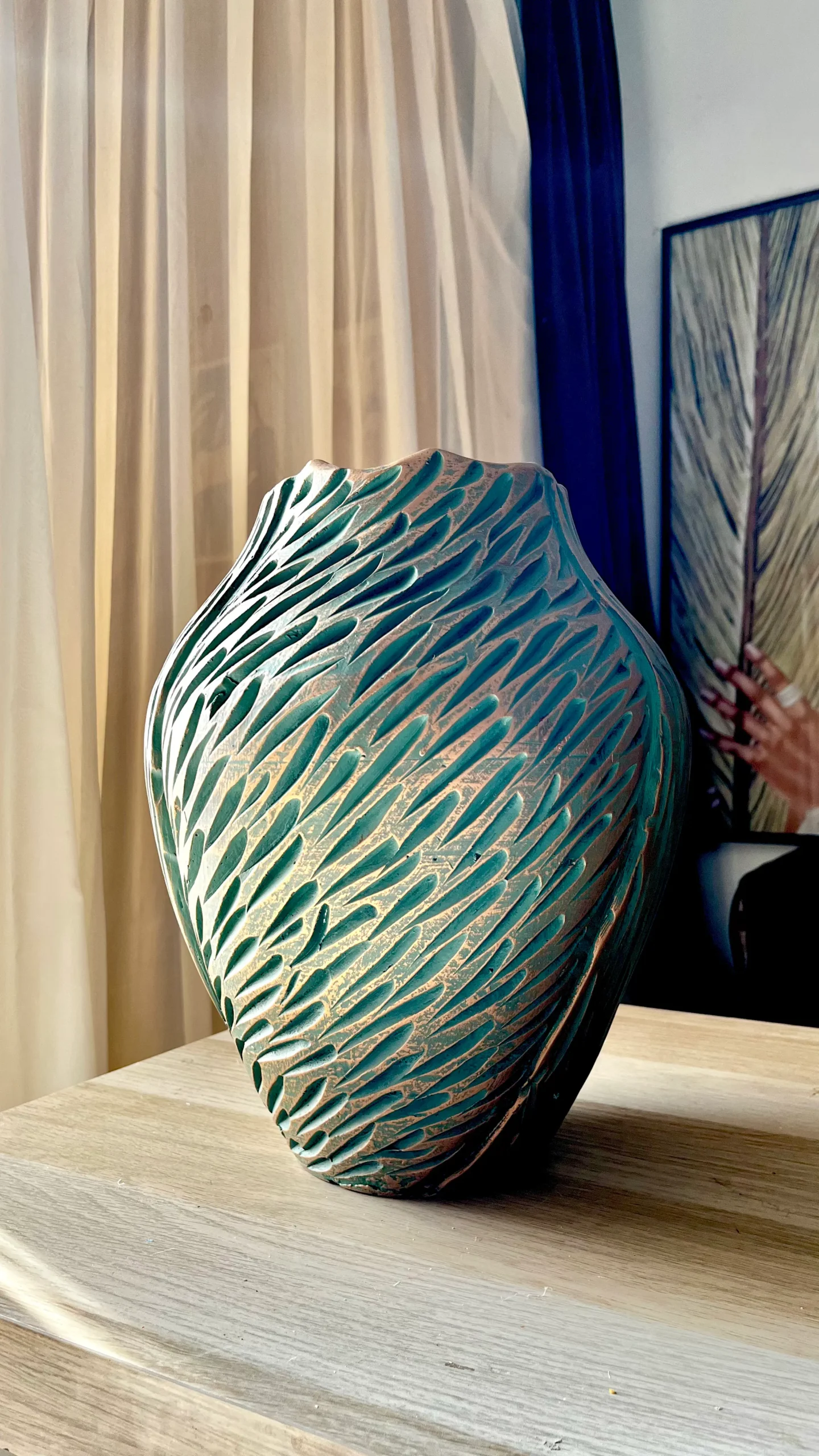 Elysian Carved Vase
