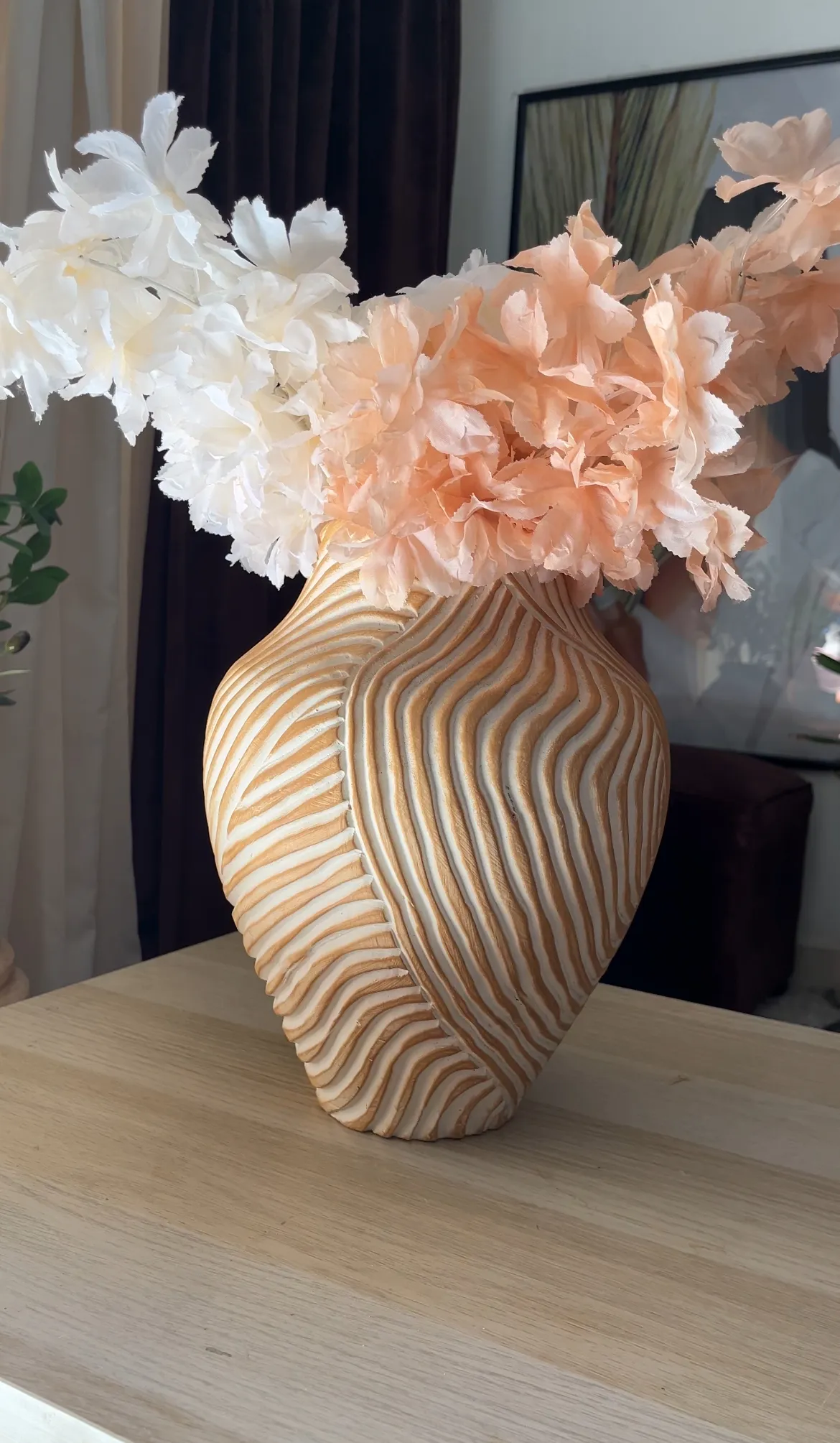 Tonal Ridge Vase