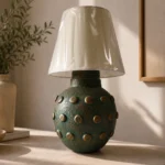 Polka Dot Green Table Lamp