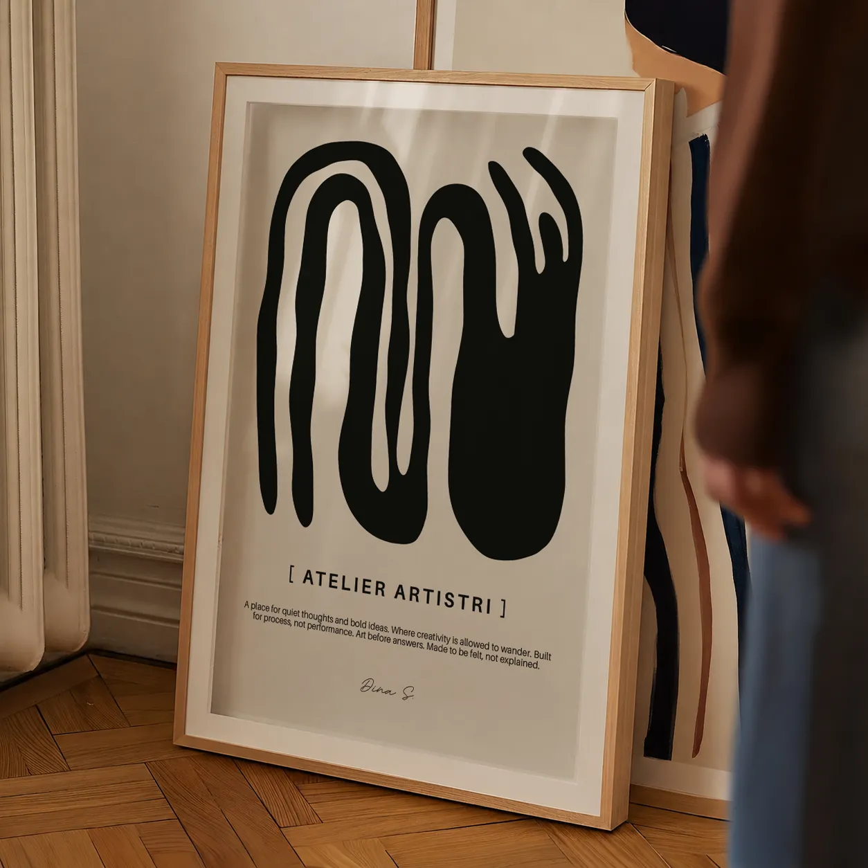 Abstract Flow Poster